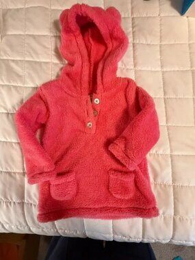 Carters Hooded Pink Fleece